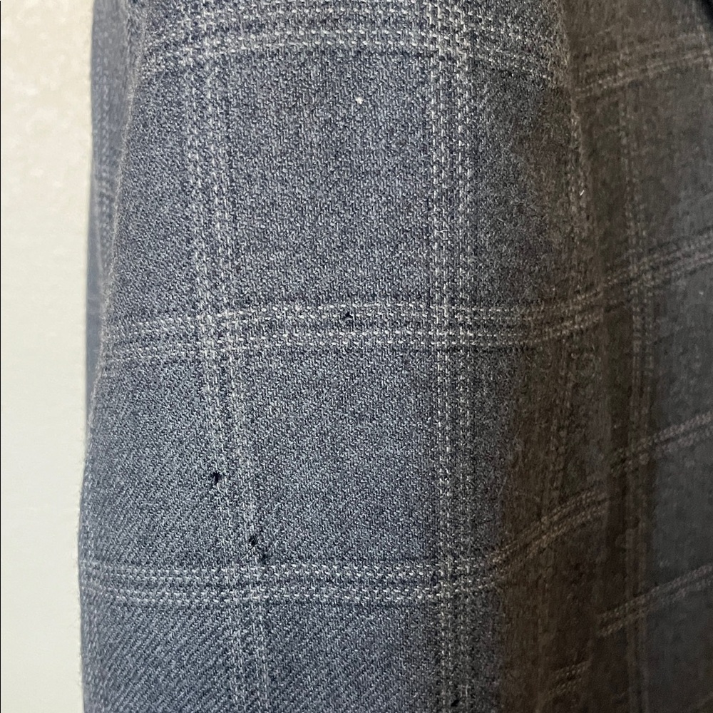 Oscar de la Renta Charcoal Plaid Blazer - Picture 4 of 14